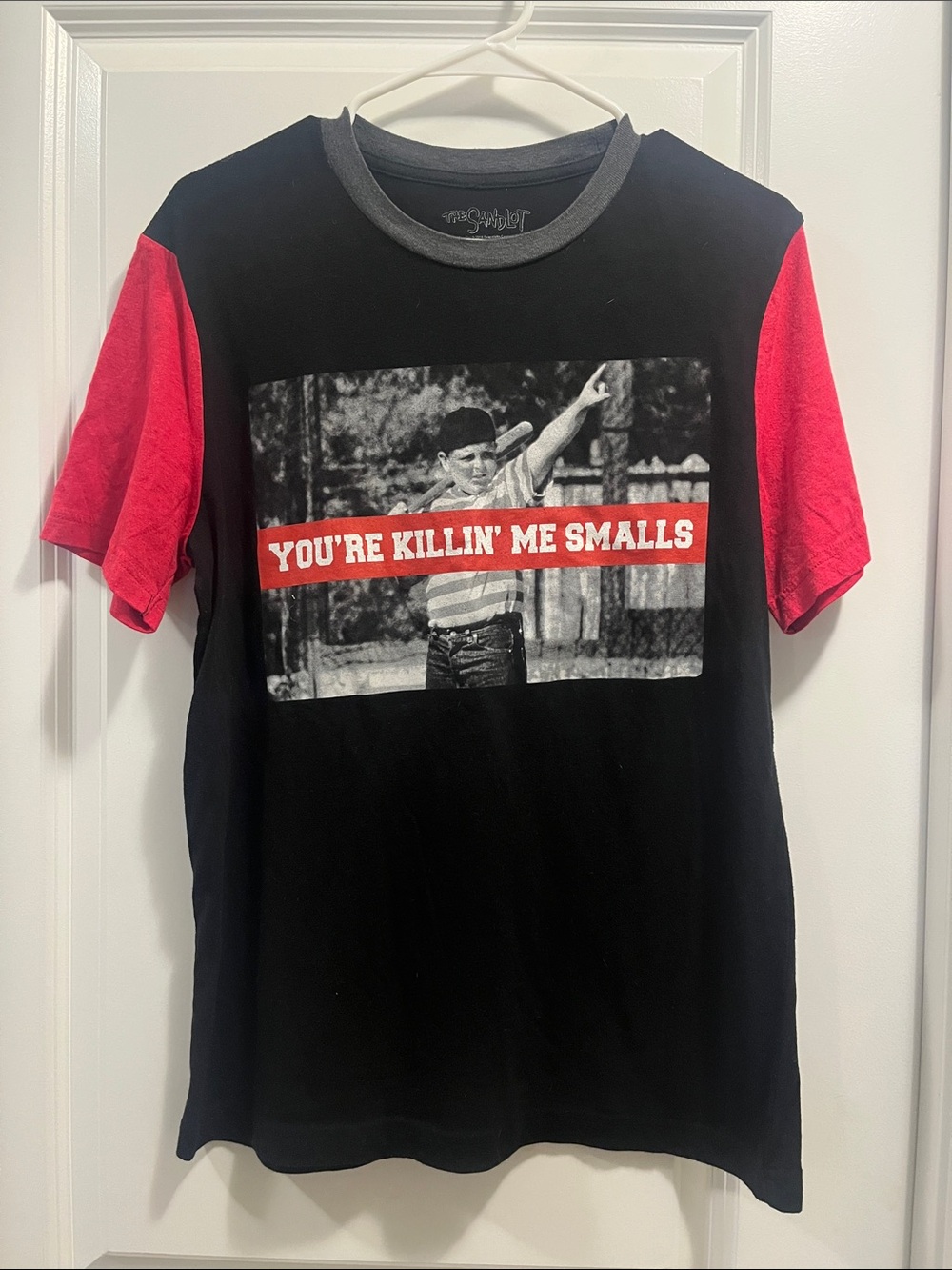 Black & Red Graphic Tee - 'You're Killin' Me Smalls' The Sandlot Baseball